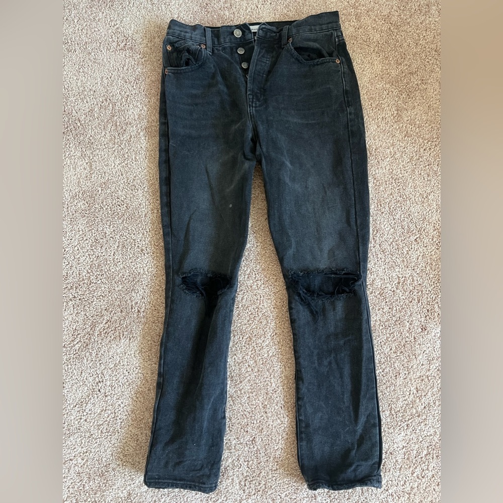 Pistola black distressed jeans